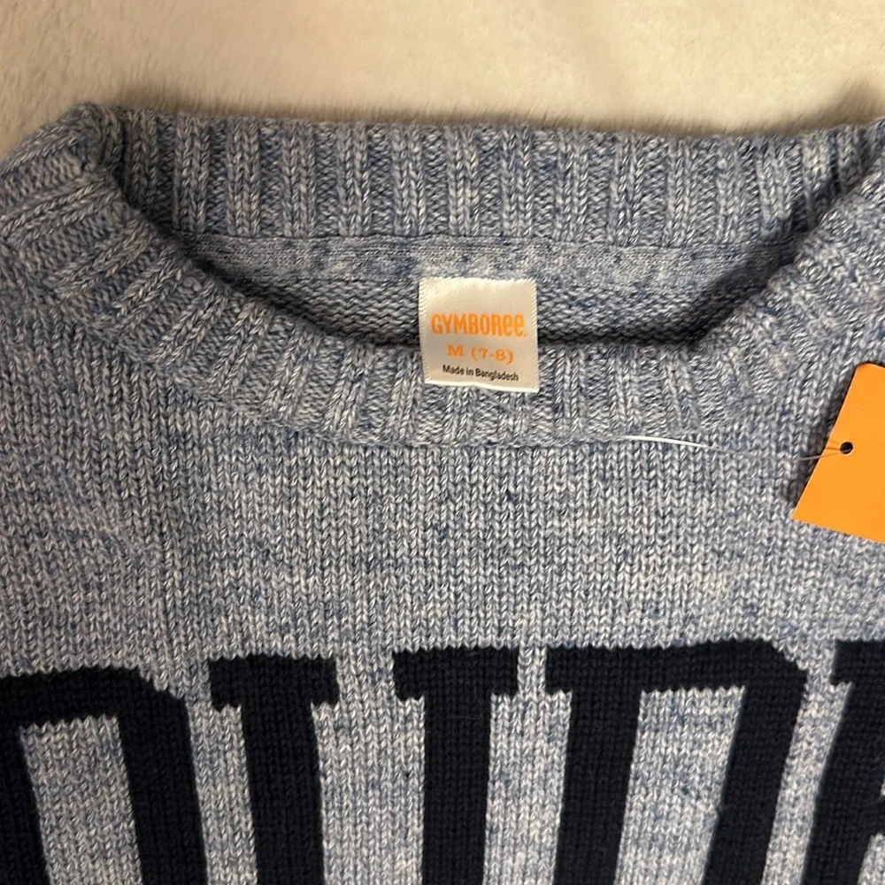 NWT GYMBOREE BLUE DUDE SWEATER 7 8 NEW